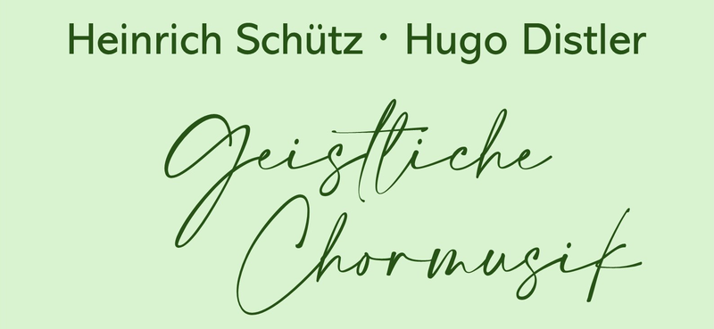 Banner Geistliche Chormusik 2025
